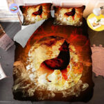 housse de couette Loup Feu