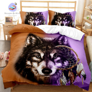 housse de couette Loup Indien