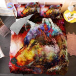 Loup Peinture design artistique