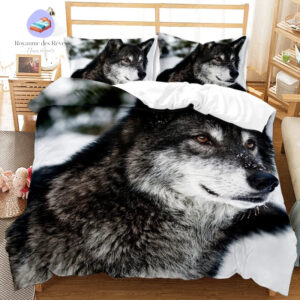 housse de couette Loup Sauvage