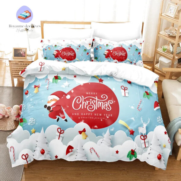 housse de couette Merry Christmas