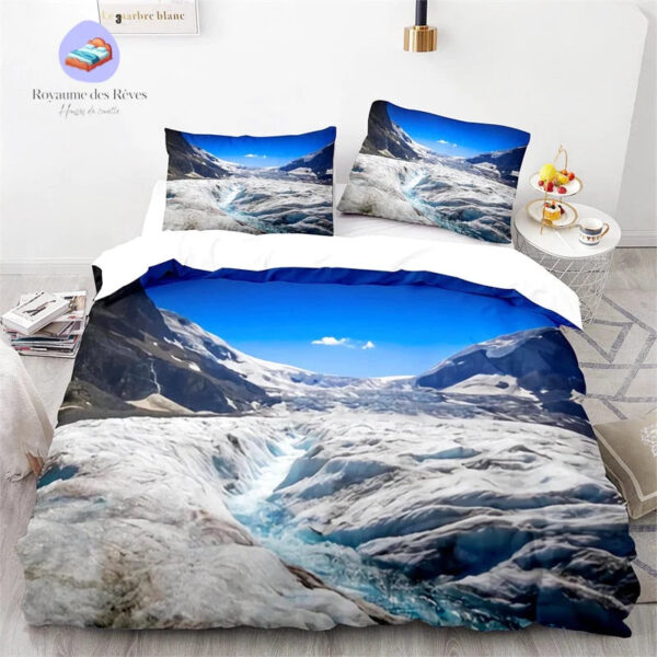 housse de couette Montagne Blanche