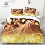 housse de couette Montagne Eruption