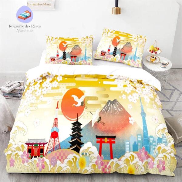 housse de couette Montagne Japon