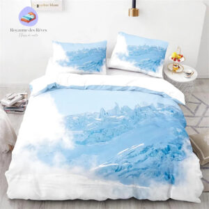 housse de couette Montagne Neige