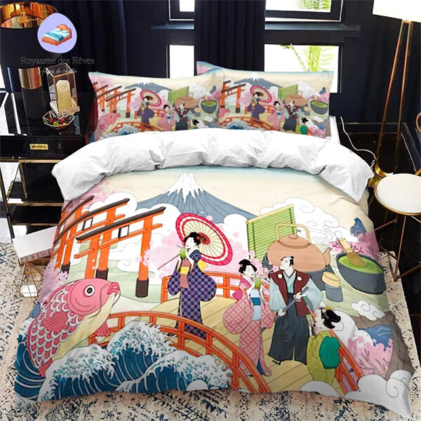 housse de couette Motif Japon