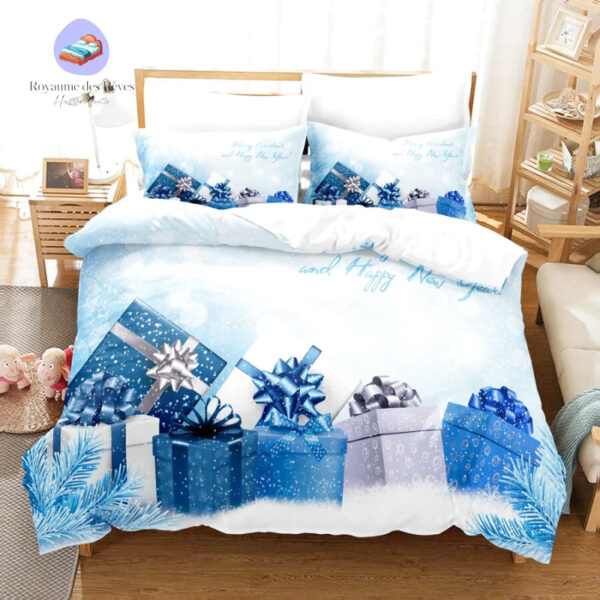 housse de couette Neige Cadeau