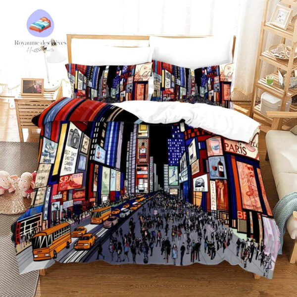 housse de couette New York Cinquième Avenue