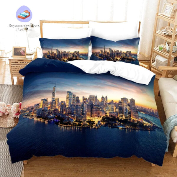 housse de couette New York Hudson