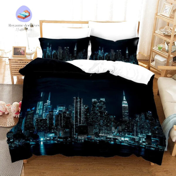 housse de couette New York Nuit