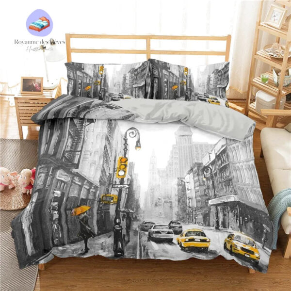 housse de couette New York Taxi