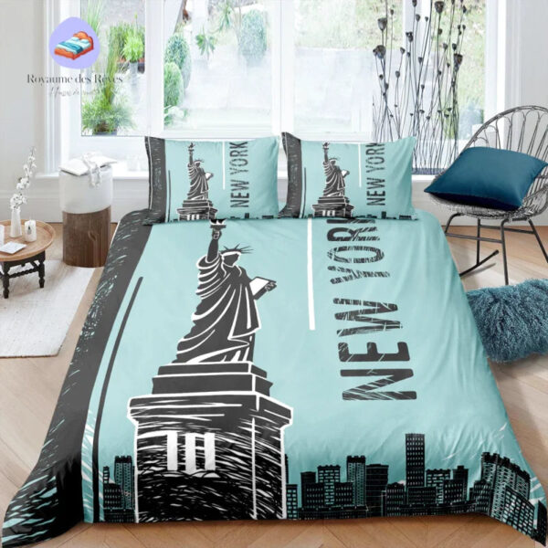 housse de couette New York USA