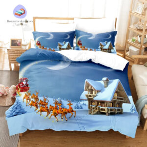 housse de couette Noel Chalet
