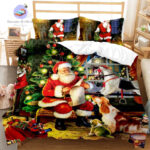 housse de couette Noel Fête