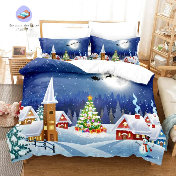 housse de couette Noel Hiver
