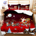 housse de couette Nuit de Noel