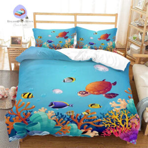 housse de couette Océan Corail