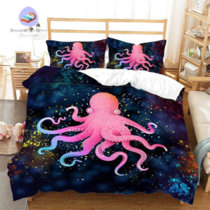 housse de couette Océan Poulpe