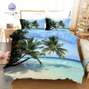 housse de couette Palmier Océan