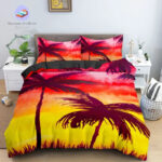 housse de couette tropicale Palmier Soirée