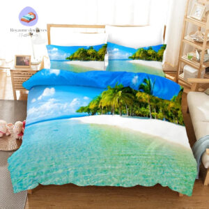 housse de couette palmier tropical