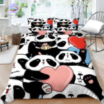 couette panda deux personnes