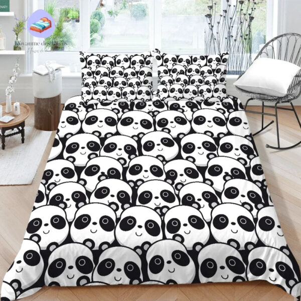 housse de couette Panda 220x240