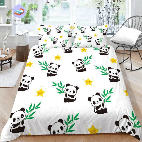housse de couette Panda Zen