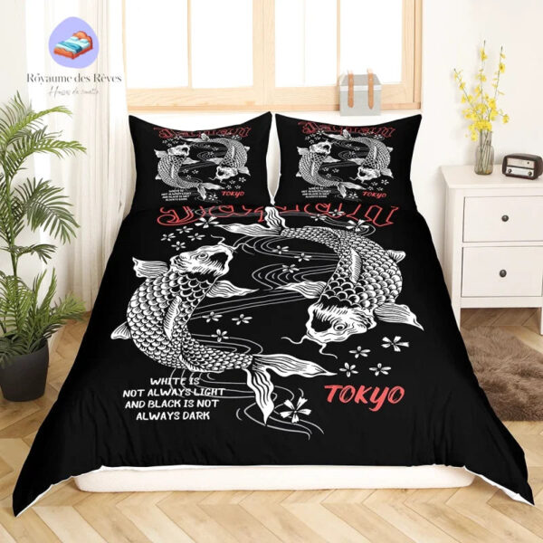 housse de couette japonaise Pêche Japonaise Tokyo