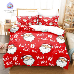 housse de couette Père Noel Ho Ho Ho