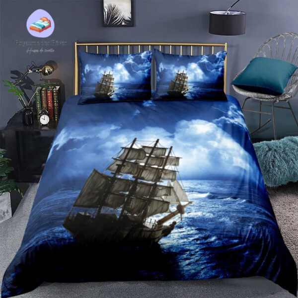 housse de couette Pirate Nuit