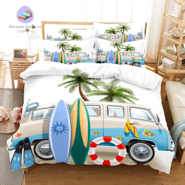 housse de couette Plage Camping