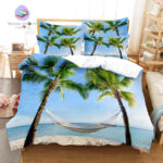 housse de couette Plage Palmier
