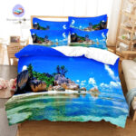 housse de couette plage tropical