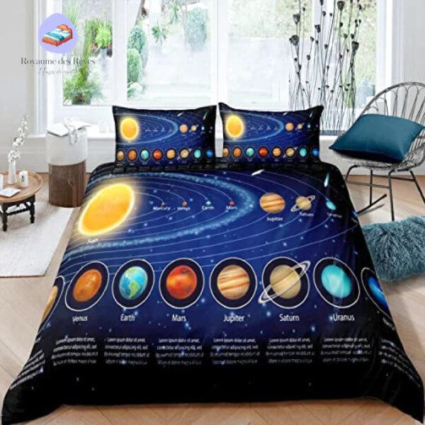 housse de couette Planète Carte