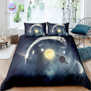 Housse de couette Planète Vaisseau Spatiale