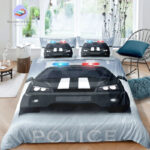 housse de couette police garçon