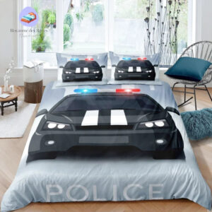 housse de couette police garçon