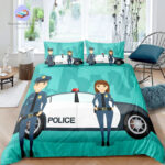 housse de couette Policière