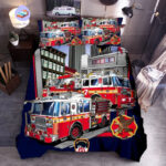 housse de couette Pompier 3D