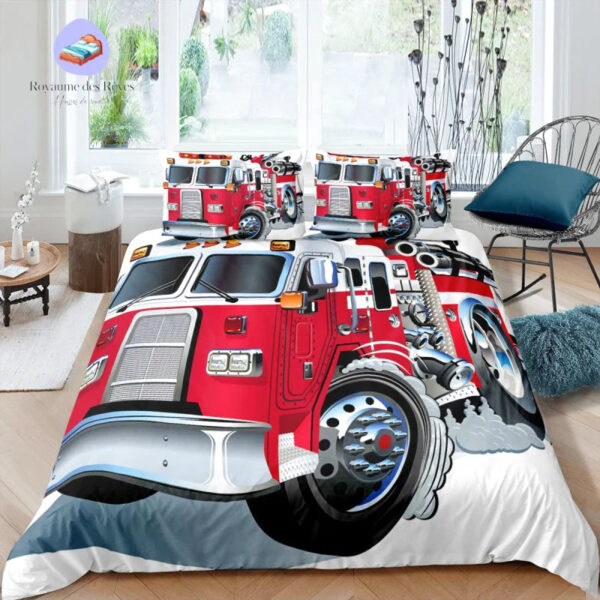 housse de couette pompier ado