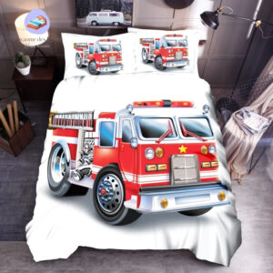 couette Pompier Fond Blanc