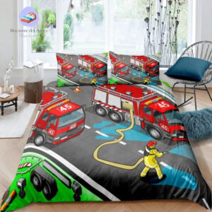 housse de couette Pompier Rêves d'Enfant