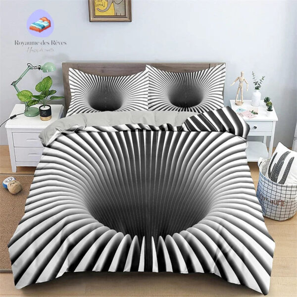 housse de couette psychédélique