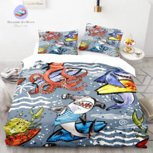 housse de couette Requin Ado
