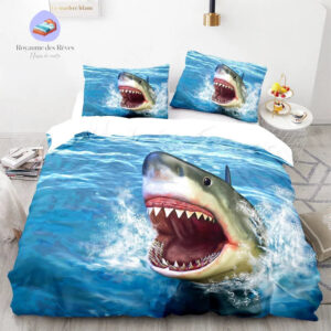 housse de couette Requin Attaque