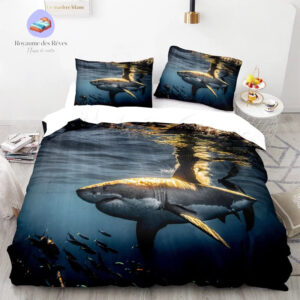 housse de couette requin mâle