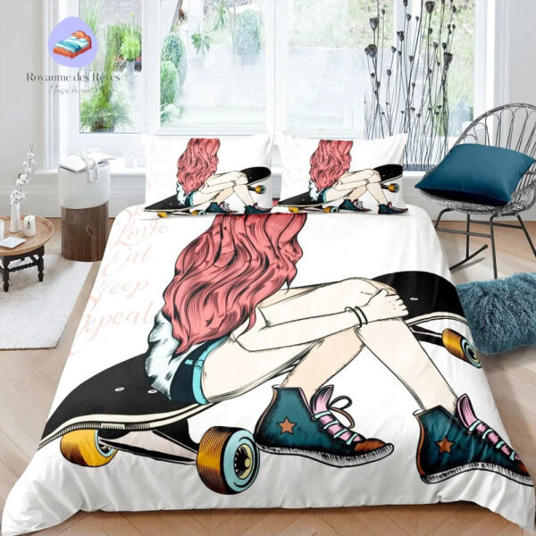 skate moderne fille style street art