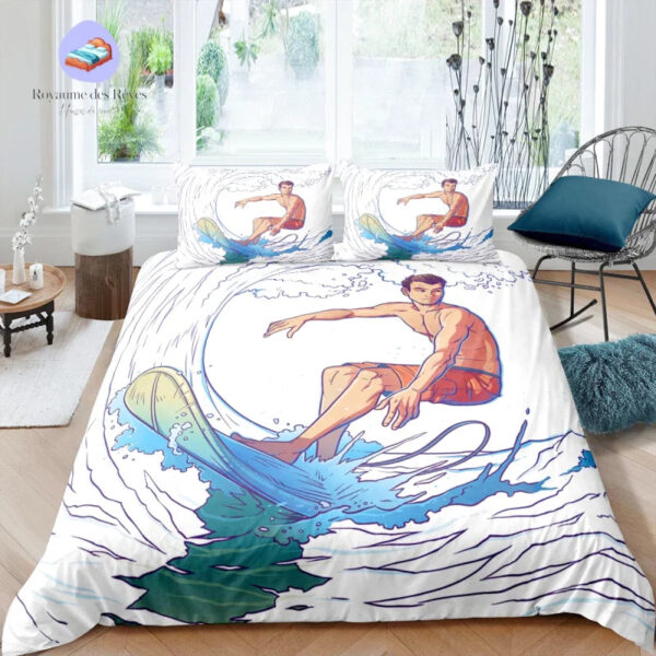 housse de couette Surf Vague