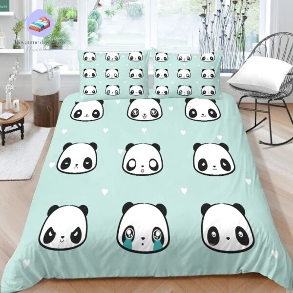 motif tête de panda